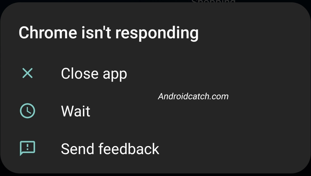 Chrome Crashes Suddenly on Realme C25