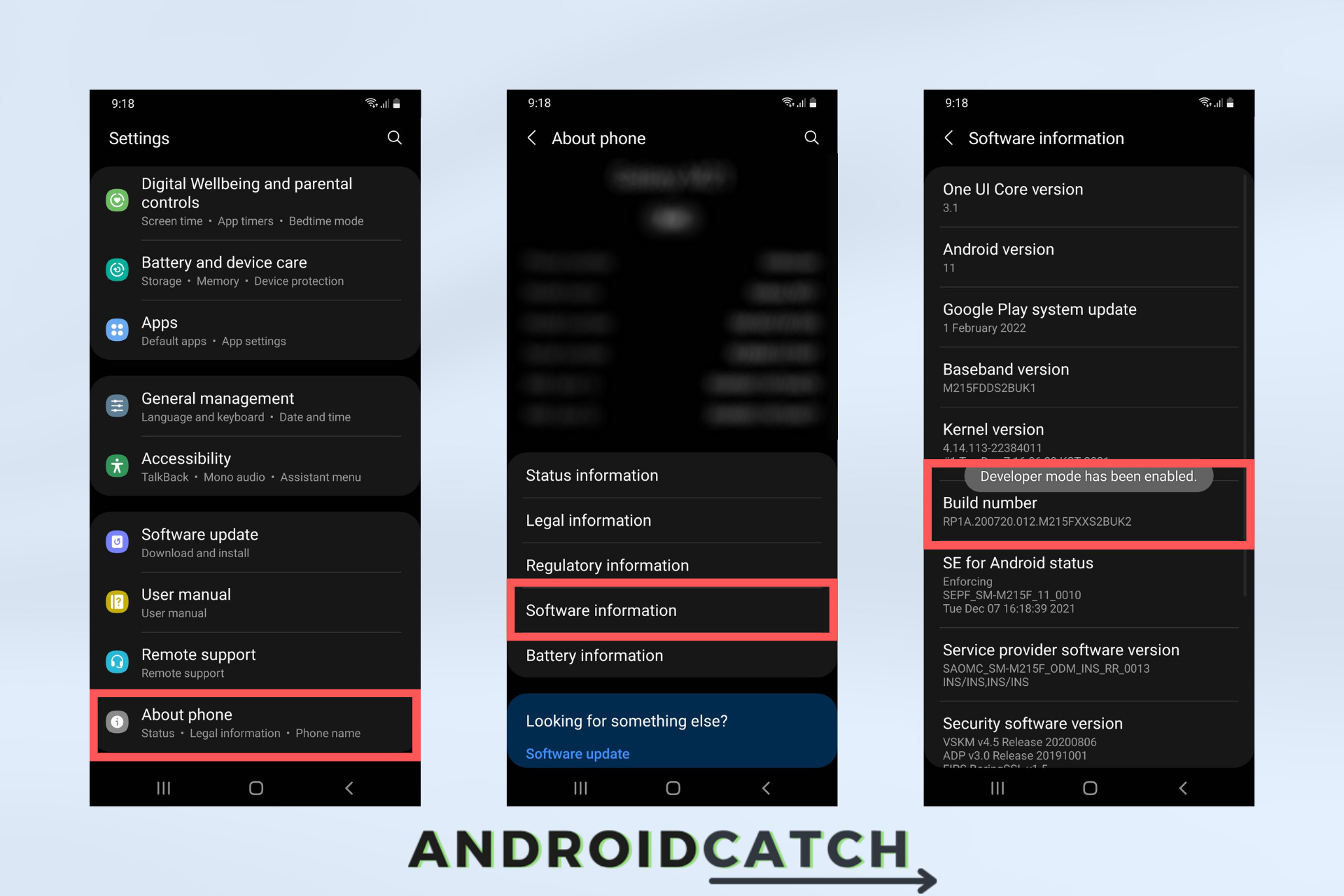 Enable Developer options on Samsung Galaxy J1 Ace